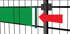 Cavatorta TAŚMA OGRODZENIOWA KOLOR BRĄZOWY 19cmx50m +UV OSŁONA NA OGRODZENIA PANELOWE 8