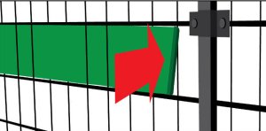 Cavatorta TAŚMA OGRODZENIOWA KOLOR BRĄZOWY 19cmx50m +UV OSŁONA NA OGRODZENIA PANELOWE 9