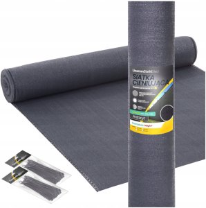 Cavatorta SIATKA CIENIUJĄCA 1x50m MASKUJĄCA 90% OSŁONA MATA NA OGRODZENIE PŁOT +UV 14