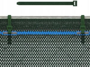 Cavatorta SIATKA CIENIUJĄCA 1,5x50m Maskująca Osłona 80g na Ogrodzenie Płot 75% +UV 6