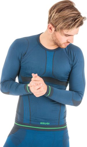 Brugi Koszulka męska 4RAT NWZ niebiesko-grafitowa r. M 2