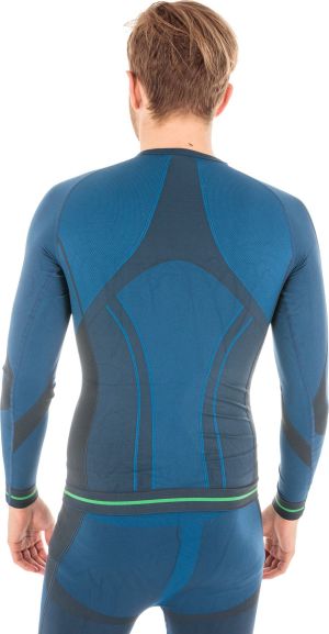 Brugi Koszulka męska 4RAT NWZ niebiesko-grafitowa r. M 4