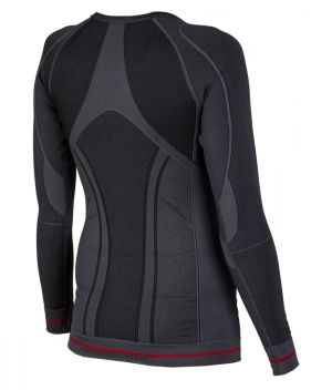 Brugi Koszulka młodzieżowa Seamless czarna r. 38 (1RAE) 2