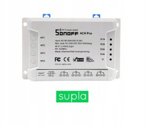 Sonoff Sonoff 4CH Pro R3 4 kanałowy przełącznik WiFi + RF 433MHz z SUPLA 3