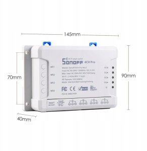 Sonoff Sonoff 4CH Pro R3 4 kanałowy przełącznik WiFi + RF 433MHz z SUPLA 5
