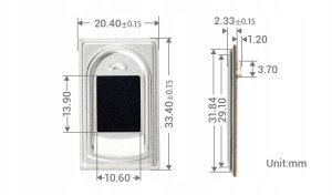 Qoltec Czujnik linii papilarnych UART 5