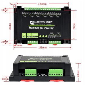 Siemens Moduł z 8 przekaźnikami sterowany RS485 Modbus RTU 7