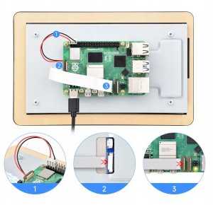 Dahua Technology Wyświetlacz 7" IPS 720x1280 interfejs DSI Pojemnościowy Panel dotykowy 10