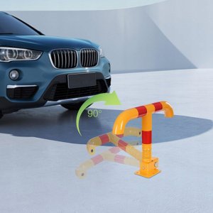 Cavatorta Blokada Parkingowa Miejsca Parkingowego na SPRĘŻYNIE Składana Słupek Klucz 8