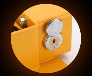 Cavatorta Blokada Parkingowa Miejsca Parkingowego na SPRĘŻYNIE Składana Słupek Klucz 9