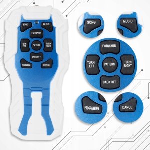 Anek Sterowany Robot Interaktywny Pilot RC Śpiewa Tańczy Świeci do Programowania 5