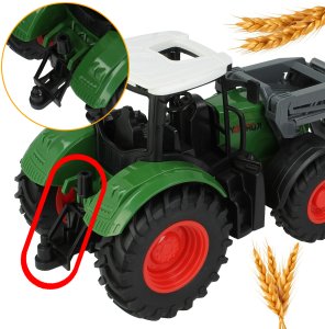 Skleplolki CIĄGNIK TRAKTOR DLA DZIECI ZABAWKA Ruchome elementy Farma Zwierząt Figurki 2