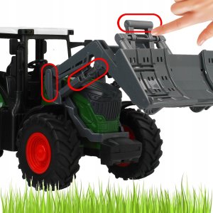 Skleplolki CIĄGNIK TRAKTOR DLA DZIECI ZABAWKA Ruchome elementy Farma Zwierząt Figurki 3
