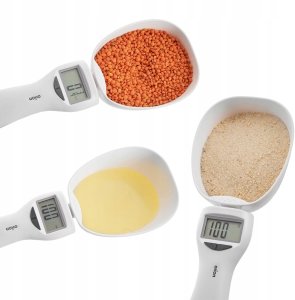 Waga kuchenna Verk Waga KUCHENNA elektroniczna cyfrowa łyżka łopatka do odmierzania 1KG 4