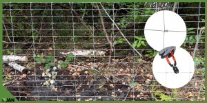 Cavatorta SIATKA LEŚNA ogrodzeniowa wys 220/26/15 M 50m MOCNA gęsta na DZIKA ŁOSIA 4