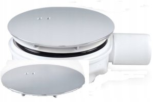 Syfon AKCES SYFON BRODZIKOWY fi90 NISKI 5cm 50mm CZYSZCZONY OD GÓRY SLIM SZYBKI 42l/MIN 4