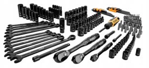 Zestaw narzędzi Hedootools Zestaw kluczy nasadowych DeWalt z czarnego chromu 184 el. DWMT45184-1 + walizka 3