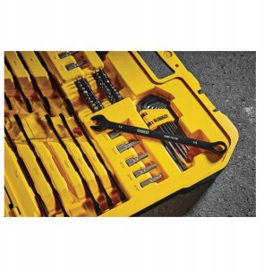Zestaw narzędzi Hedootools Zestaw kluczy nasadowych DeWalt z czarnego chromu 184 el. DWMT45184-1 + walizka 4