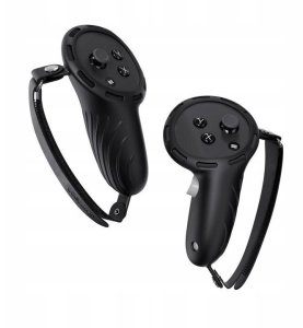 AMVR Zestaw 2x Grip Uchwyt Nakładka Osłona na kontroler Pad Oculus Meta Quest 3 / M47P 7