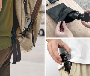 4kom.pl Uchwyt Samolotowy do Samolotu na siedzenie do Telefonu 2w1 MagSafe + Zacisk / F100 10