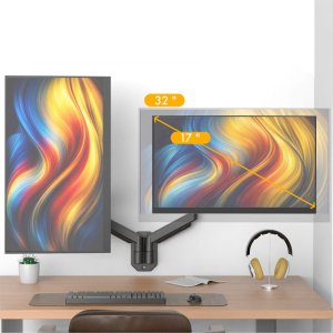 VETOUSON Gazowy Uchwyt ścienny na dwa Monitory TV Telewizory 13-32 cale VX-049 Uniwersalny 5