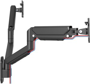VETOUSON Gazowy Uchwyt ścienny na dwa Monitory TV Telewizory 13-32 cale VX-049 Uniwersalny 9
