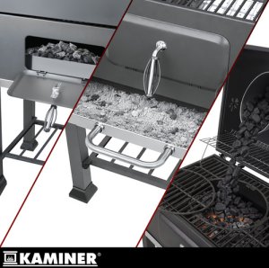 Kaminer Grill ogrodowy z pokryw 116x70x110cm Kaminer 14