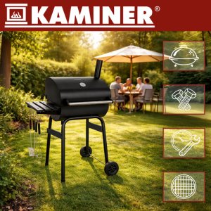 Kaminer Grill ogrodowy z pokryw 82x51x117cm Kaminer 5