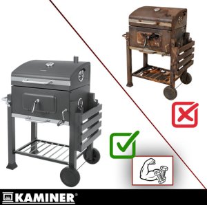 Kaminer Grill ogrodowy z pokryw 114x67x120cm Kaminer 14