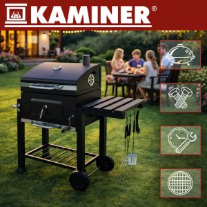 Kaminer Grill ogrodowy z pokryw 114x67x120cm Kaminer 18