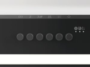 Okap Electrolux Kolor czarny 80 cm szerokości wbudowany okap LFG818K 2