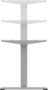 Equip Equip 650813 Rama stojąca biurka Prąd elektryczny 2 x noga Szary 3