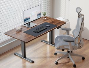 Equip Equip 650815 Rama stojąca biurka Prąd elektryczny 2 x noga Czarny 4