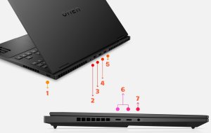 Laptop HP Laptop HP Omen Transcend 16 Intel Core i7 32GB 1TB SSD WQXGA OLED RTX MOCNY 8