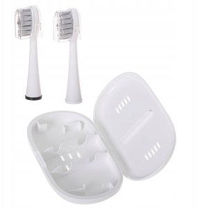 Szczoteczka Adler Szczoteczka SONICZNA z irygatorem 2w1 DO ZĘBÓW stojak końcówki Adler AD2180 9