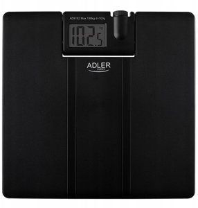Waga łazienkowa Adler Waga łazienkowa z projektorem LCD do 180kg Czarna Adle AD 8182 2