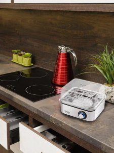 Jajowar Adler Jajowar do Gotowania 8 Jajek 3 Stopnie Twardości Na Miękko Średnio Twardo 4