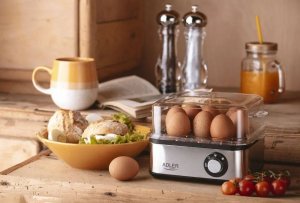 Jajowar Adler Jajowar do Gotowania 8 Jajek 3 Stopnie Twardości Na Miękko Średnio Twardo 7