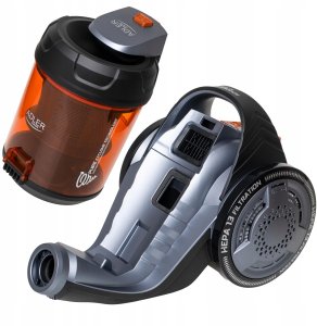 Odkurzacz Adler AD7065 Odkurzacz cyklonowy Bezworkowy Pojemnik 1,6L filtr HEPA 13 8