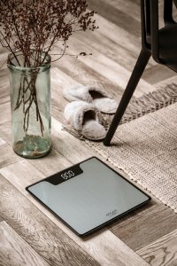 Waga łazienkowa Adler Waga łazienkowa elektroniczna szklana precyzyjna do 180kg LED srebrna 14