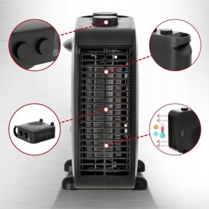 Termowentylator Adler Termowentylator 2000W 2-funkcyjny Termostat Tryb Wentylatora Adler AD7725B 6