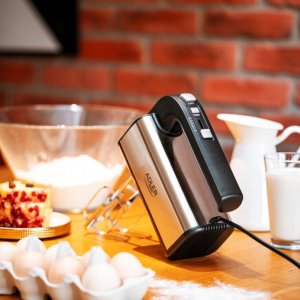 Mikser Adler Mikser ręczny robot kuchenny 800W turbo 5 prędkości Inox 3