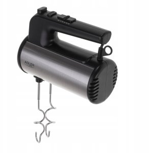 Mikser Adler Mocny Mikser ręczny kuchenny 900W 5 PRĘDKOŚCI + 4 KOŃCÓWKI Wolny start 5