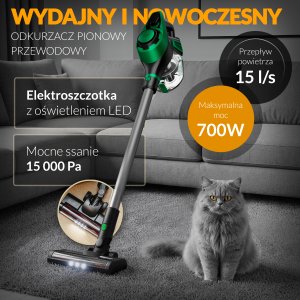 Odkurzacz pionowy Adler AD 7083 zielony 16