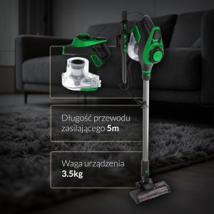 Odkurzacz pionowy Adler AD 7083 zielony 18