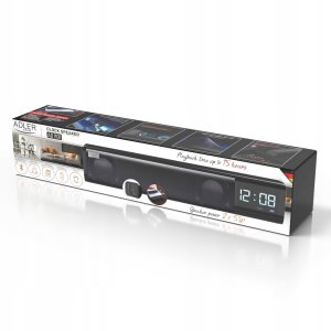 Soundbar Adler Multifunkcyjny Głośnik Soundbar przenośny z budzikiem Bluetooth 5.0 ADLER 11