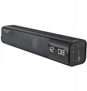 Soundbar Adler Multifunkcyjny Głośnik Soundbar przenośny z budzikiem Bluetooth 5.0 ADLER 8
