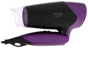 Suszarka Adler Suszarka do włosów 1600W składana rączka koncentrator cicha chłodny nawiew 3
