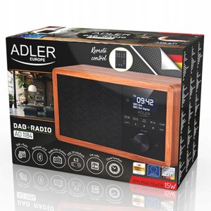 Radio Adler Radio kuchenne bluetooth DAB MP3 LCD USB SD pilot budzik 13