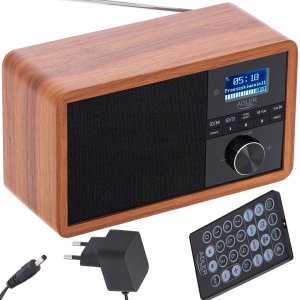 Radio Adler Radio kuchenne bluetooth DAB MP3 LCD USB SD pilot budzik 14